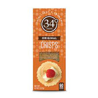 FOOD - Wafer Thin Black Pepper Crisps by 34 Degrees - Honey Bear Fruit Baskets