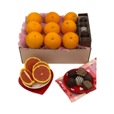 VDAY5 - Cara Cara Oranges & Truffles Gift - Honey Bear Fruit Baskets