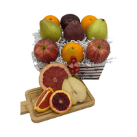 VDAY7 - Small Fruit Basket - Honey Bear Fruit Baskets